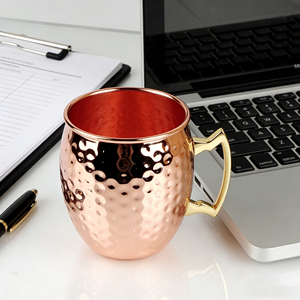 मच्छर मग तांबे के मग तय थोक स्टेनलेस स्टील तांबे के मग चढ़ाते सोने के तांबे के मग - Product Image 5