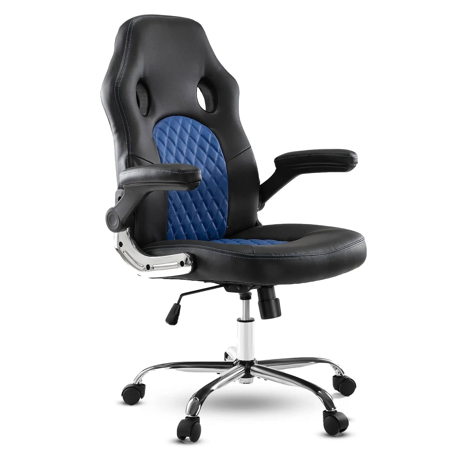 Offre Spéciale bleu filles design ergonomique coloré ordinateur racer gamer chaise sport bureau maison pivotant confortable chaises de loisirs