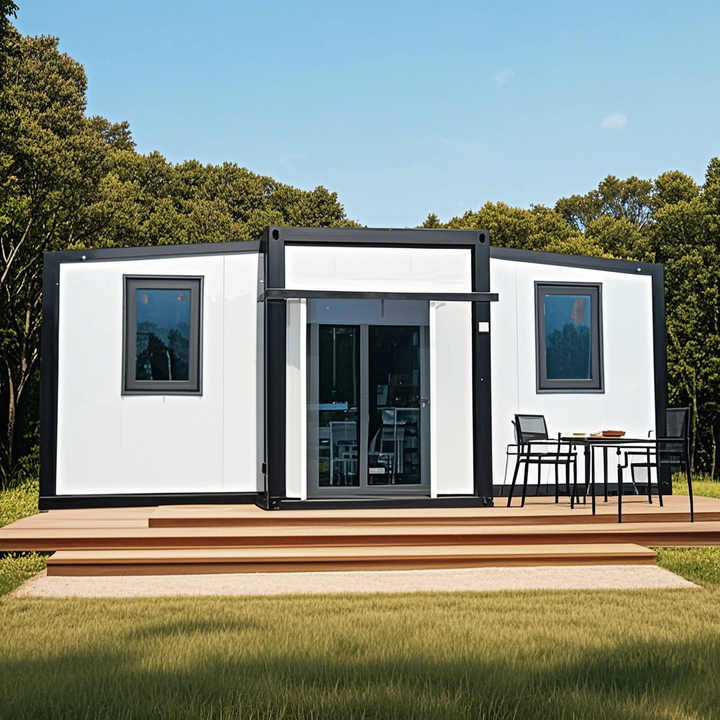 2-Wing Mobile Expandable Container House Best 2-in-1 Steel Structure ...