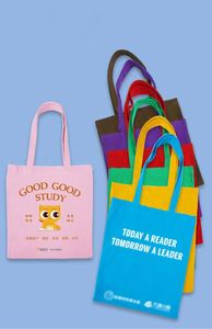 Sacs fourre-tout en toile réutilisables avec logo personnalisé imprimé en gros, avec poignée en corde - Product Image 3