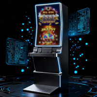 Armoire de machine d'arcade avec graphismes de logo personnalisés pour le marché philippin, destinée aux exploitants de salles de jeux de clubs sociaux