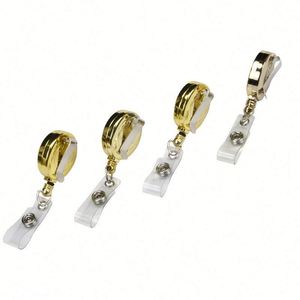 Best Quality Custom Logo Round Metal Aluminium Alloy Badge Holder Reel Novelty Nurse Gift - Product Image 4