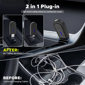 <span class=keywords><strong>2025</strong></span> thiết kế mới giao diện kép Loại C Mini Auto BT 5.0 <span class=keywords><strong>Dongle</strong></span> 2 trong 1 Carplay adapter không dây USB cho Apple Android - Product Image 5