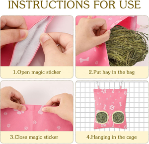 Sac à foin suspendu personnalisé à 2 trous <span class=keywords><strong>pour</strong></span> cochon d'Inde, mangeoire <span class=keywords><strong>pour</strong></span> lapins, chinchillas, hamsters et petits <span class=keywords><strong>animaux</strong></span> de compagnie, <span class=keywords><strong>accessoires</strong></span> <span class=keywords><strong>pour</strong></span> cage - Product Image 4