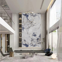 Lámina de Chapa de Mármol UV, Panel de Pared de Mármol de 3 mm, Revestimiento de PVC Ignífugo, Panel de Pared de PVC para Interiores del Hogar, Decoración de Sala de Estar