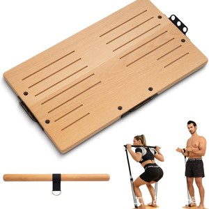 Tabla de resistencia de madera con barra recta para entrenamiento físico para adultos, material de arce - Product Image 1