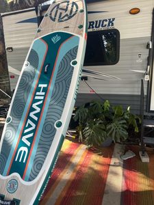จีนผลิตบอร์ดพายแบบเป่าลม SUP สำหรับทุกเพศ ขายส่ง วัสดุดรอปสติทช์ สำหรับเล่นในทะเล รุ่น HW04/5 ขนาดกว้างพิเศษ - Product Image 6