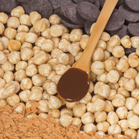 Tranches de biscuits croustillantes au chocolat, aux noisettes et au beurre |   Arôme complexe riche en cacao et noisettes, avec une texture de pâte soyeuse et lisse