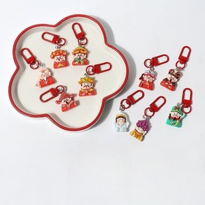 Portachiavi Divertente e Carino Versione Fortunata, Portachiavi Natalizio Cartoon, Ciondolo per Zaino, Portachiavi dei Desideri per Regalo <span class=keywords><strong>di</strong></span> Capodanno - Product Image 2