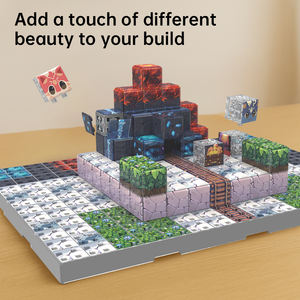 Mainan Edukasi Blok 3D DIY PUNGROW Dragon Valley, Blok Bangunan Plastik ABS, Puzzle Permainan Patch Transparan untuk Anak-Anak dan Dewasa - Product Image 3