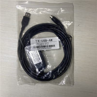 Cable de Programación Micro-USB Tipo AB Mitsubishi USB-SC09-FX para PLC Serie FX, Adaptador USB a RS422, Material de PVC