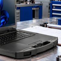 Nouvel ordinateur portable industriel semi-robuste Intel Metal S510 pour l'entretien, processeur Core Ultra 5 125U, 16 Go de DDR5, 256 Go de NVMe, 15,6 pouces, 1000 nits