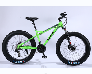 Vélo de montagne d'usine 26 pouces à pneus larges, vélos de neige, freins à disque doubles, vente en gros, vélo de descente, Fatbike - Product Image 1
