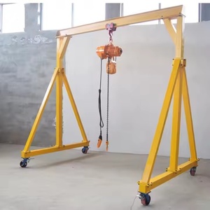 رافعة جسرية متحركة قابلة للتعديل لنقل مواد المستودعات 1ton-5ton قدرة تحميل محرك أساسي - Product Image 6
