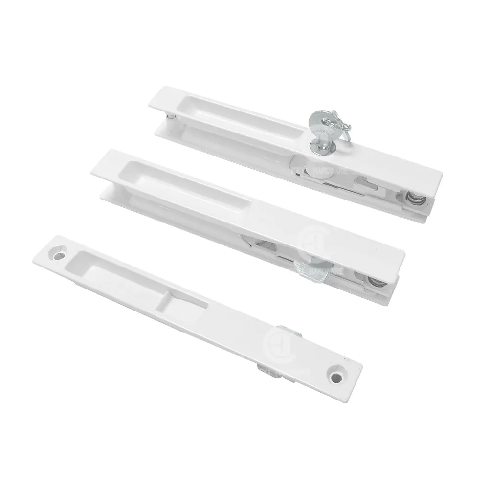 Fornecedores fabricados acessórios de hardware de liga de alumínio fechadura de segurança de alumínio para janelas e portas