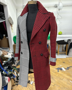 <span class=keywords><strong>Manteau</strong></span> d'extérieur personnalisé de haute qualité pour hommes sur mesure épais <span class=keywords><strong>manteau</strong></span> long à double boutonnage pour hommes - Product Image 3
