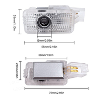 Lumières de Bienvenue de Porte de Voiture LED Logo pour Honda Civic Hybrid 2009-2011 Lumière de Courtoisie Projecteur Lampe Fantôme Accessoires