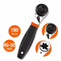 Clé à cliquet réglable, traitée thermiquement, double extrémité, DIY, métrique, OEM pour douilles universelles de 6 à 22 mm
