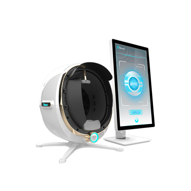 AI Plus 3D Facial Skin Analyzer Machine Professional Magic Mirror Face Analysis System Salon Use Skin Tester Scanner
