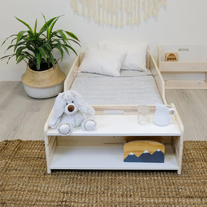 Lit de bébé au sol Montessori, lit de sieste pour la maternelle, lit en contreplaqué, lit à empiler pour enfants, lit spécial pour bébé, lit simple - Product Image 1