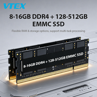 Tablette PC 2 en 1 de 10,1 pouces, processeur 6500Y, 16 Go de DDR4, 512 Go de SSD, Windows 11, charge rapide 45W PD, type C, ordinateur portable tactile portable pour le bureau