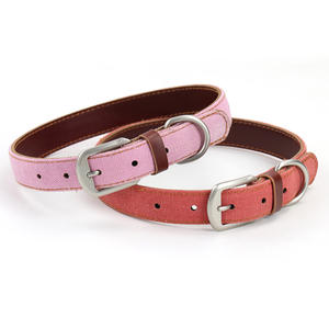 Nouveau produit pour animaux <span class=keywords><strong>de</strong></span> compagnie en gros stocké confortable collier pour animaux <span class=keywords><strong>de</strong></span> compagnie en toile collier <span class=keywords><strong>de</strong></span> chien en cuir fait main <span class=keywords><strong>de</strong></span> luxe - Product Image 2