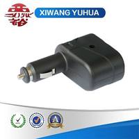 Connecteur d'alimentation automobile en cuivre avec câble, prise de chargeur de voiture LED universelle 12-24V, étanche 10A