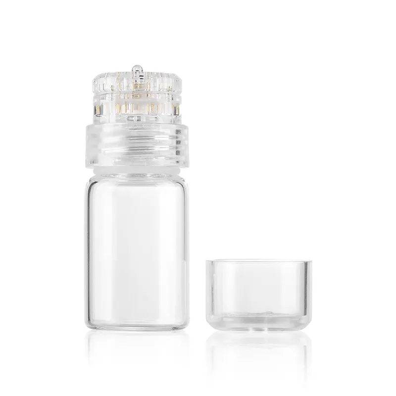 20 Pin Micro Needle Titanium Tips Derma Needles Skin Care Anti Aging Whiten Bottle Stamp Serum Injection Reusable