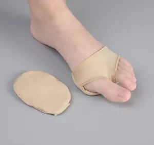 Tissu en Lycra et gel de silicone pour l'avant-pied approuvé par le MDR Produit de soin des pieds Coussin de protection métatarsien