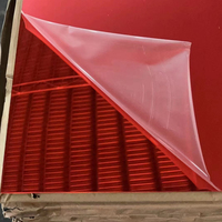 Vente en gros Découpe laser Feuille de PMMA en or coloré Feuille acrylique miroir en or 0.8mm 1mm 2mm 1.5mm