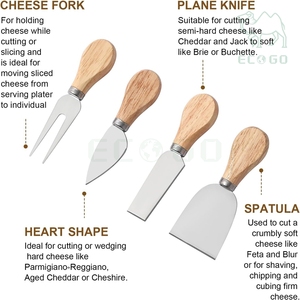 ถาดเสิร์ฟอาหารว่างทรงกลมไม้ไผ่ ชุดถาดเสิร์ฟขนมหวาน เค้ก ชีส บอร์ดชาร์คูเตอรีสุดหรู พร้อมหูจับ - Product Image 5