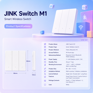 สวิตช์ JINK M1 สมาร์ทไร้สาย ควบคุมผ่านแอป Zigbee ปุ่มควบคุมฉาก 3 ปุ่ม สำหรับบ้าน รองรับ Google <span class=keywords><strong>Alexa</strong></span> และ SmartThings - Product Image 5