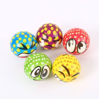 Balles anti-stress en mousse PU de dessin animé, jouets sensoriels moelleux pour enfants et adultes, fruits (banane, pastèque, citrouille), ballon de football, balles anti-stress en PU