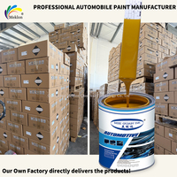 Peinture en aérosol 215 Jaune boue 2K Acrylique liquide colorant 1L Peinture automobile Vente en gros Usine Prêt à expédier