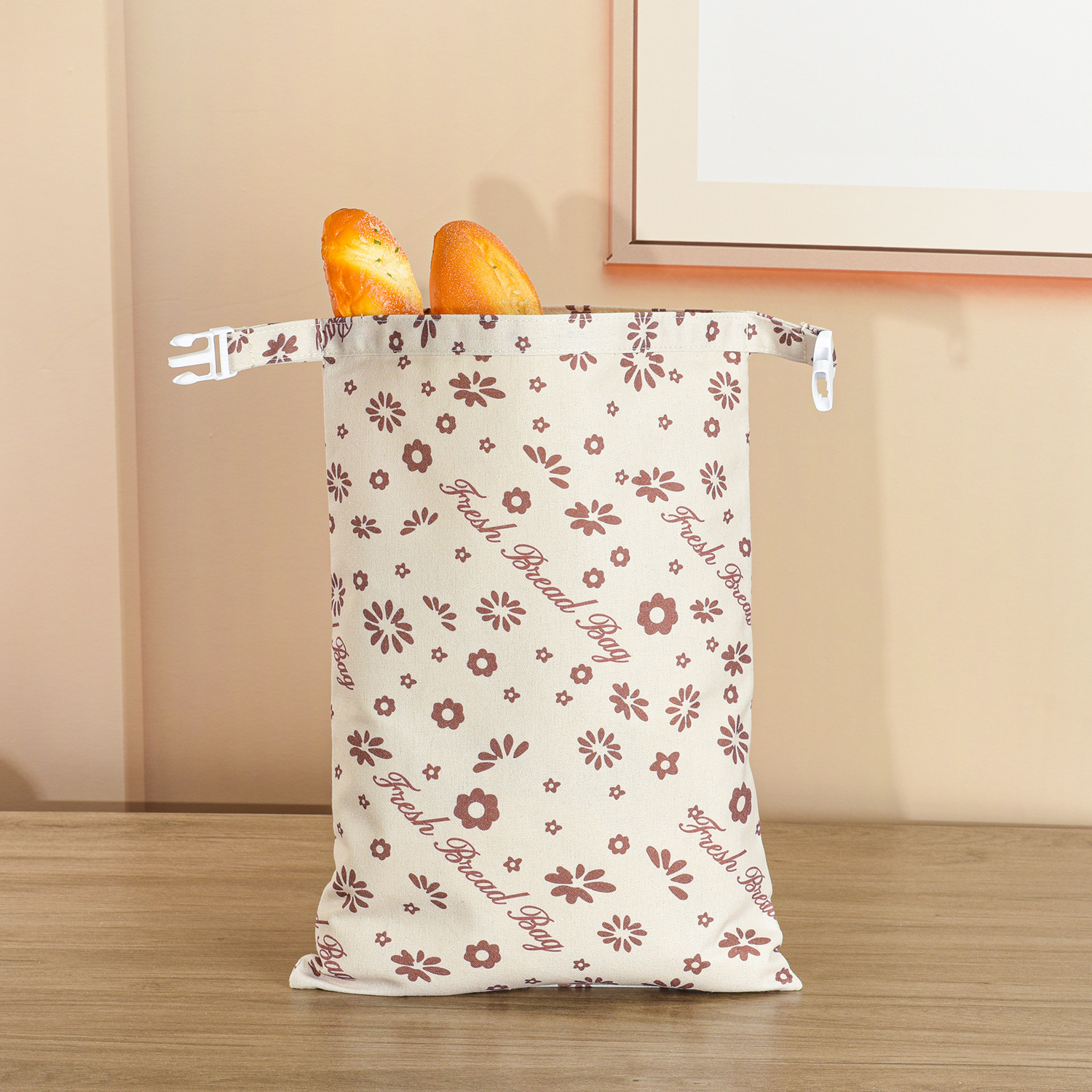 motif petites fleurs - coton lin