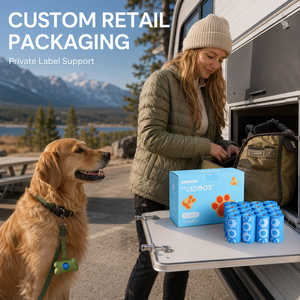 OEM ODM Wholesale Supplier PCR Recycled PE Pet Pick <b>Up</b> Bags Easy <b>Open</b> Odor Control for Retail Custom Logo Retail Packs - Product Image 1