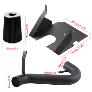 Kit d'admission d'air froid haute performance noir AOSU avec garantie d'un an pour Mustang 4.0L V6 2005-2009 - Product Image 6