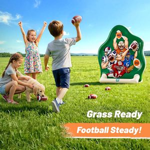 Summer Trend <b>Inflatable</b> Football Toss Game Kids Pool Toys Swimming Pool <b>Floats</b> Outdoor Water Fun Beach Yard Birthday Sport Gift - Product Image 5