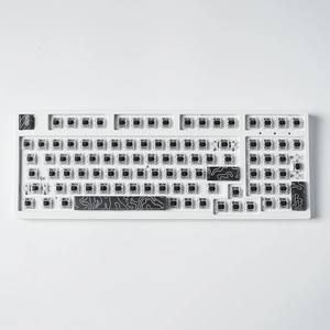 Keycaps Topographiques Corail de la Mer 4 Pièces Profil Cherry Teint par Sublimation PBT Barre d'Espace 6.25U <span class=keywords><strong>ESC</strong></span> Entrée <span class=keywords><strong>Keycap</strong></span> Personnalisé - Product Image 4