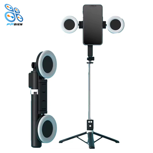 Gậy tự sướng thông minh đa năng 4 trong 1 với đèn <span class=keywords><strong>selfie</strong></span> kép dành cho quay phim ngoài trời - Product Image 5