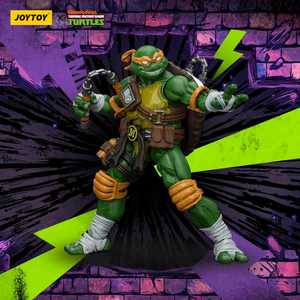 Figurine articulée JOYTOY TMNT-Michelangelo à l'échelle 1/18, modèle de collection - Product Image 3