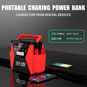 Nhiệm Vụ Nặng Nề 12V/24V Xe Nhảy Khởi Động Với 4000A Đỉnh Hiện Tăng Cường Nhảy Khởi Động Ngân Hàng Điện Jumpstarter Cho Xe Tải Pin - Product Image 4