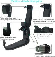 Accessoires de consommation en gros XBS : Clip de téléphone portable pour jeux mobiles, compatible avec les téléphones jusqu'à 3,6 pouces de large, contrôleur à clipser sur la main, organisateur de téléphone portable