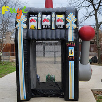 Machine à argent gonflable pour enfants et adultes, amusez-vous pour les jeux de team building, machine à attraper de l'argent pour la promotion