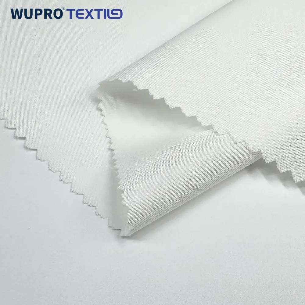 [WUPRO textile]T400 custom color waterproof white oxford woven polyester fabric for carry bag