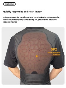 MOON Gilet Protettivo Invernale Traspirante in Spandex con Assorbimento degli Urti per Sci, Ciclismo e Sport sulla Neve - Protezione Unisex per Schiena e Vita - Product Image 3