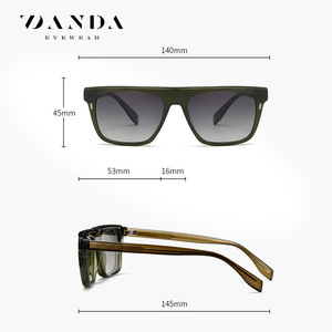 Lunettes de soleil polarisées Wanda S34210 UV400, monture TR90, verres TAC, style urbain pour homme, protection solaire, voyage, cyclisme, conduite - Product Image 5