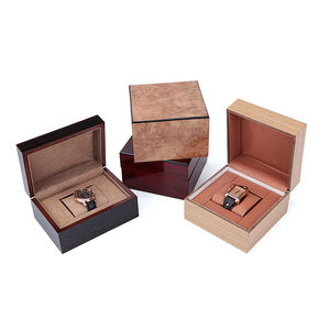 ウォッチボックス木製シングルウォッチボックス包装クルミMdfウォッチボックスカスタム高品質高級 - Product Image 2