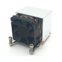 FEZCOOL LGA2011-2U6C-1 Refroidisseur de processeur de serveur étroit en cuivre, roulement à fluide de 60 mm, 52,0 dBA