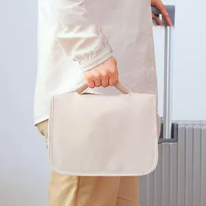 韓国風9インチトラベルハンギングトイレタリーバッグユニセックス大容量防水メイク収納バッグ